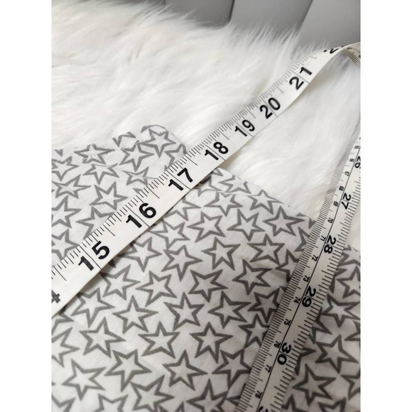 Tommy Hilfiger Womens Blouse White Gray Star Print Sleeveless Scoop Neck M - Picture 3 of 5